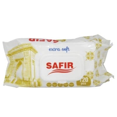 Servetele Umede, Safir, 120 buc Extra Soft