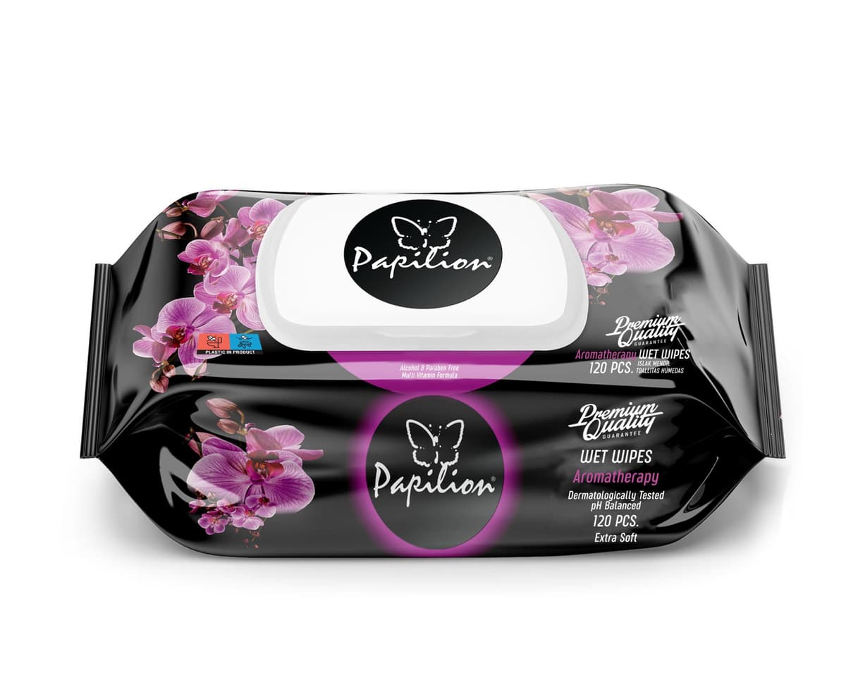 Servetele Umede, Papilion, 120 buc Aroma Therapy