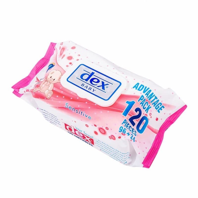 Servetele Umede, Dex, 120 buc Sensitive