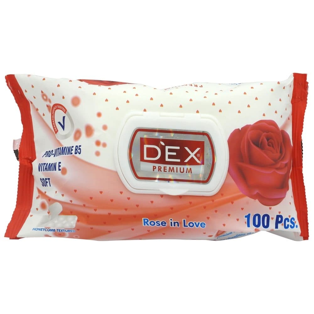 Servetele Umede, Dex, 100 buc Rose Love