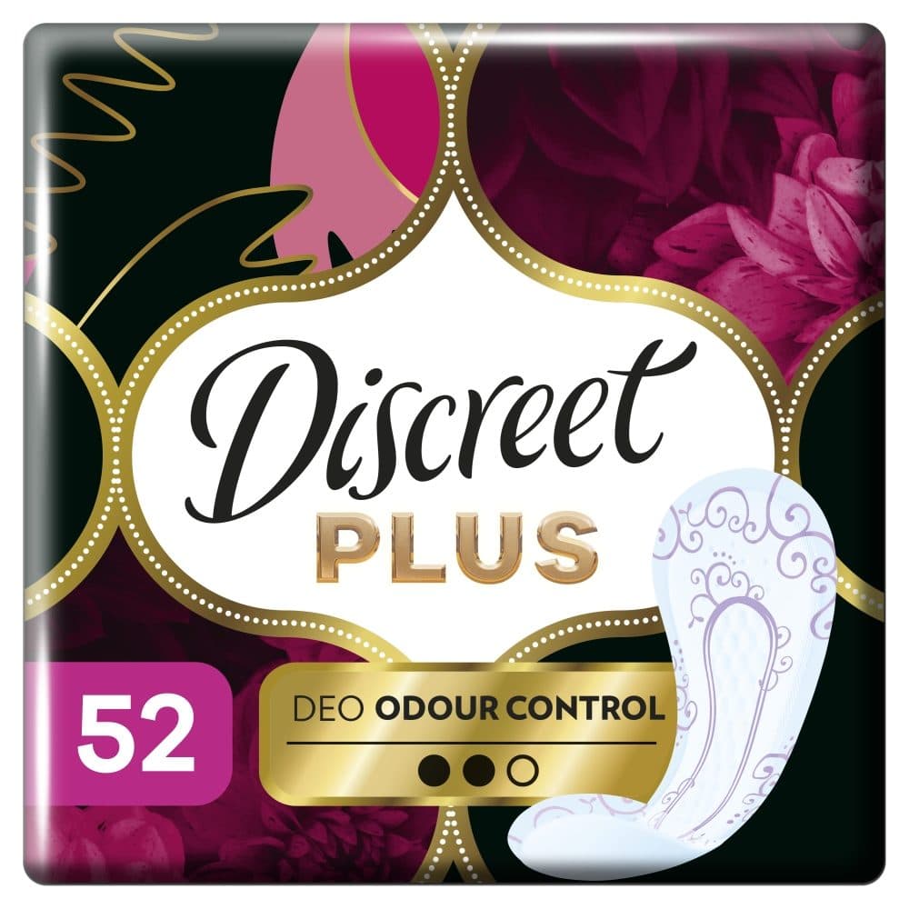 Absorbante, Discreet, Zilnice 52 buc plus Deo Odour Control
