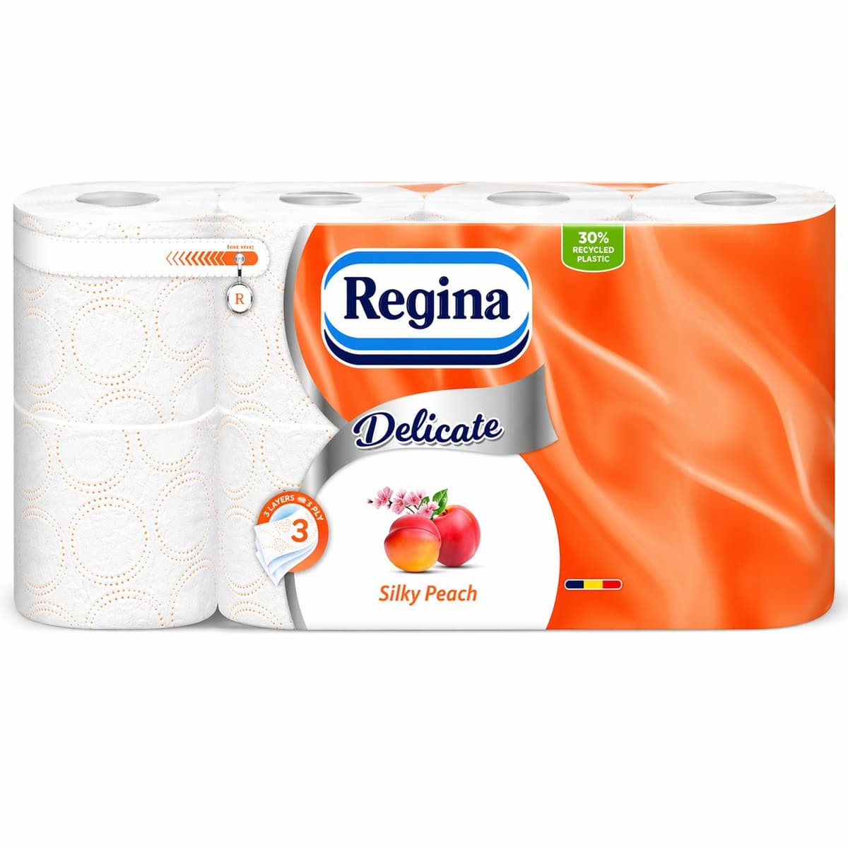 Hartie Igienica Aromata, Regina, 3 Straturi, Set 8 Role, Moale si Rezistenta pentru Utilizare Zilnica