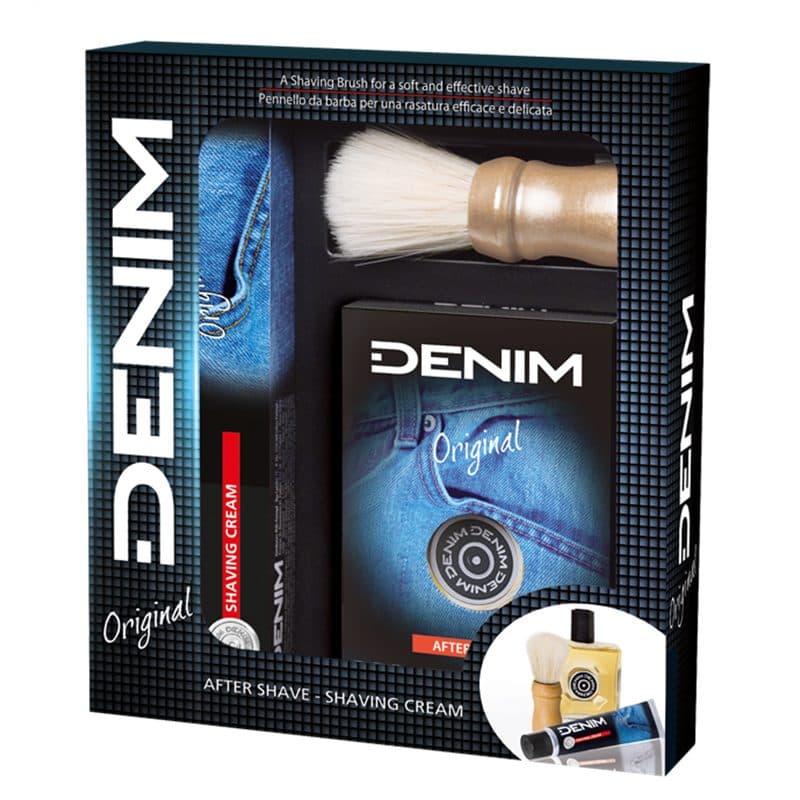 Caseta Cadou, Denim, Aftershave 100, Cr Ras100 ml, Pamatuf Original