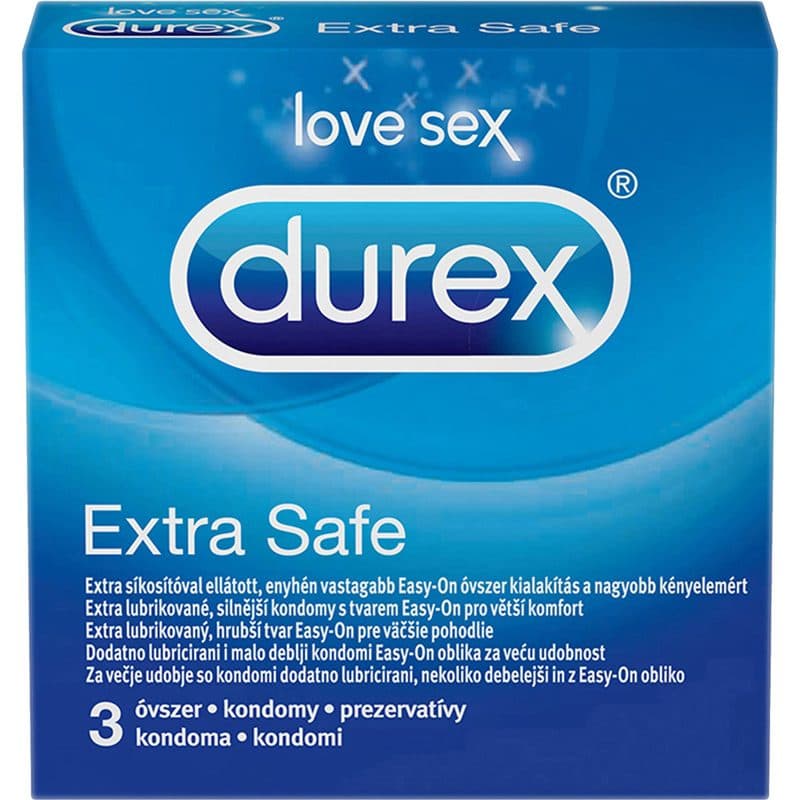 Set, Durex Prezervative 3 buc /, Extra Safe