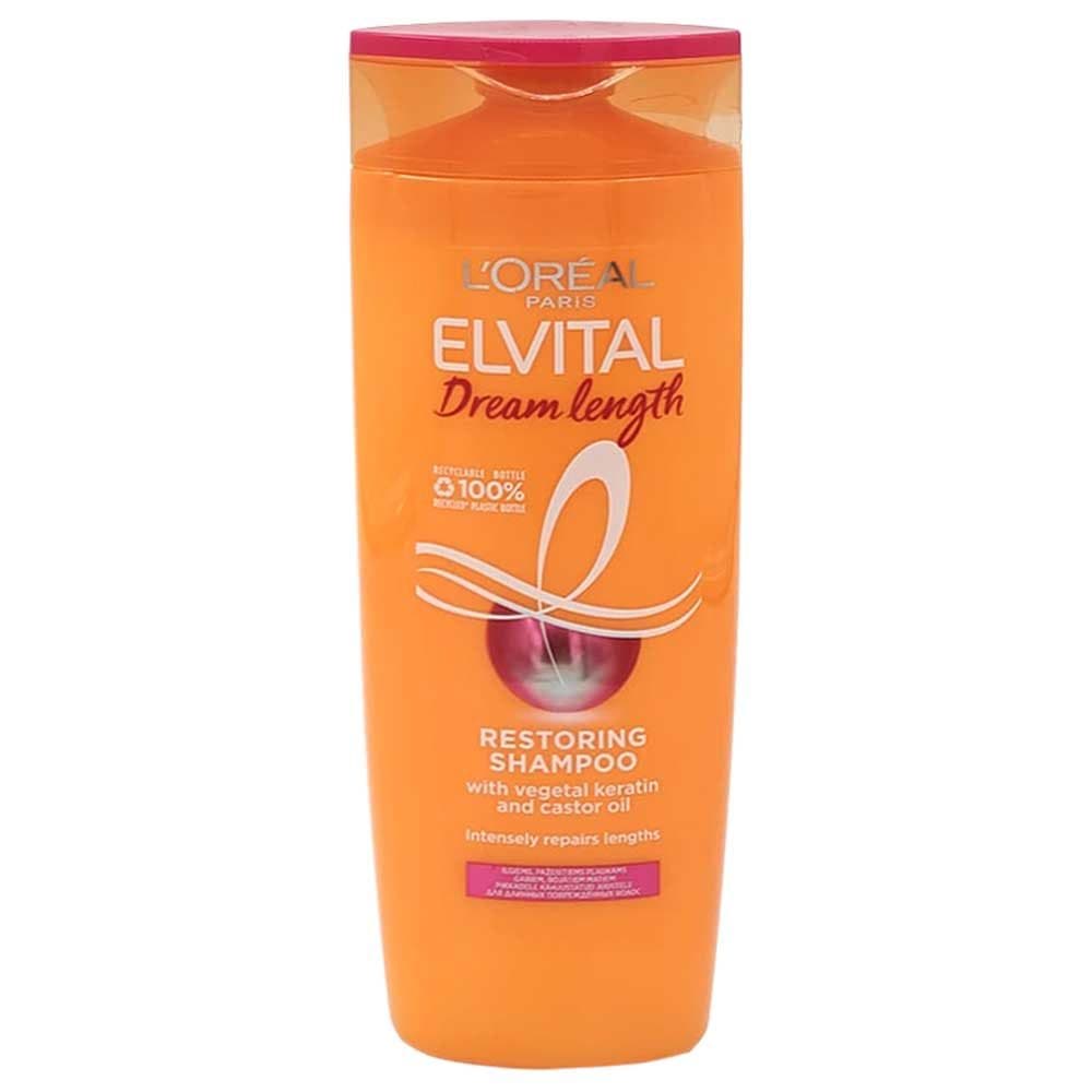 Sampon, Elseve, 400 ml Dream Long Reparator Keratina Vitamine Ulei de Ricin