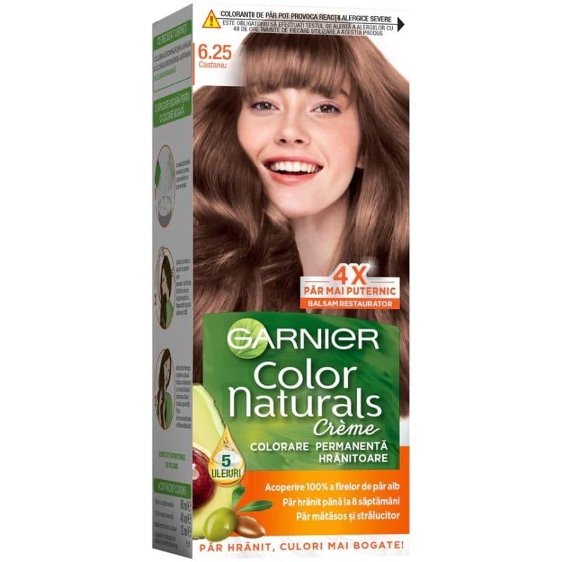Vopsea pentru Par, Garnier Color Naturals, 6/25 Castaniu