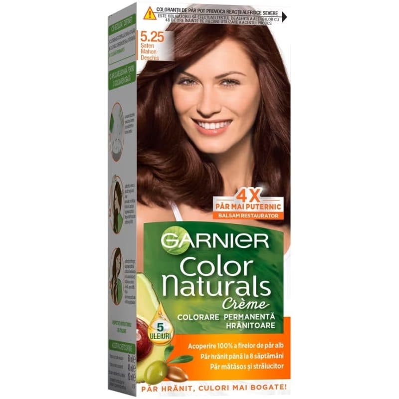 Vopsea pentru Par, Garnier Color Naturals, 5/25 Ciocolata cu Lapte