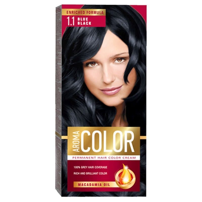 Vopsea pentru Par, Aroma Color, 1/1 Blue Black