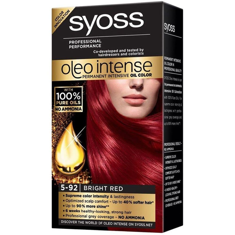 Vopsea pentru Par, Syoss, Oleo 5/92 Bright Red