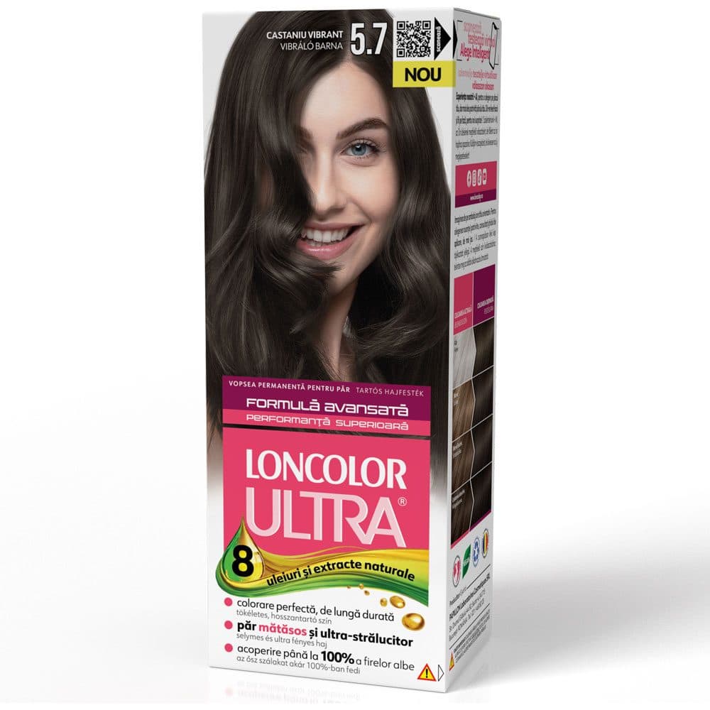 Vopsea pentru Par, Loncolor Ultra, 5/7 Castaniu Vibrant