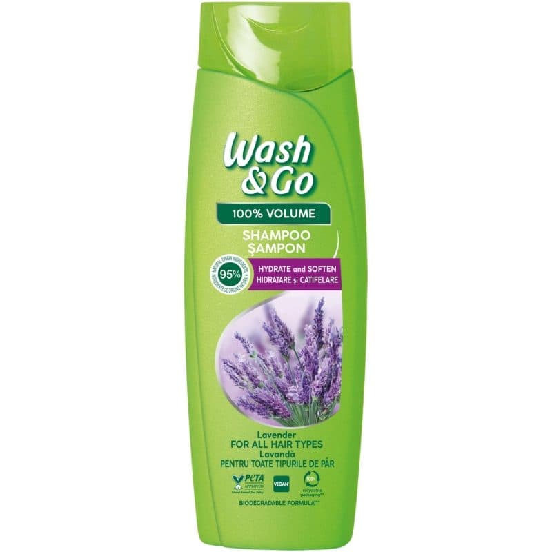 Sampon, Wash si Go, 360 ml Lavanda