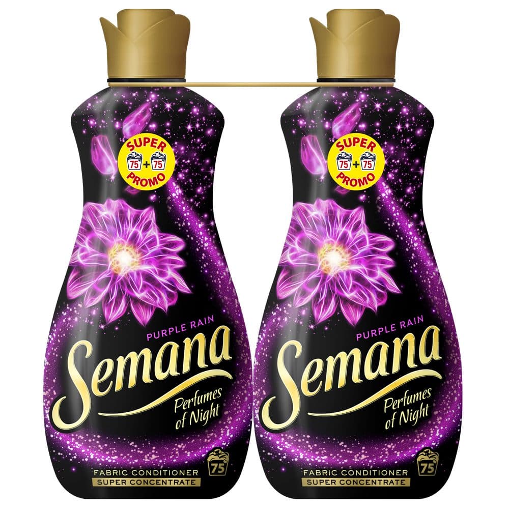 Balsam pentru Rufe, SEMANA, 2 x Purple Rain Promo, 1.65 L