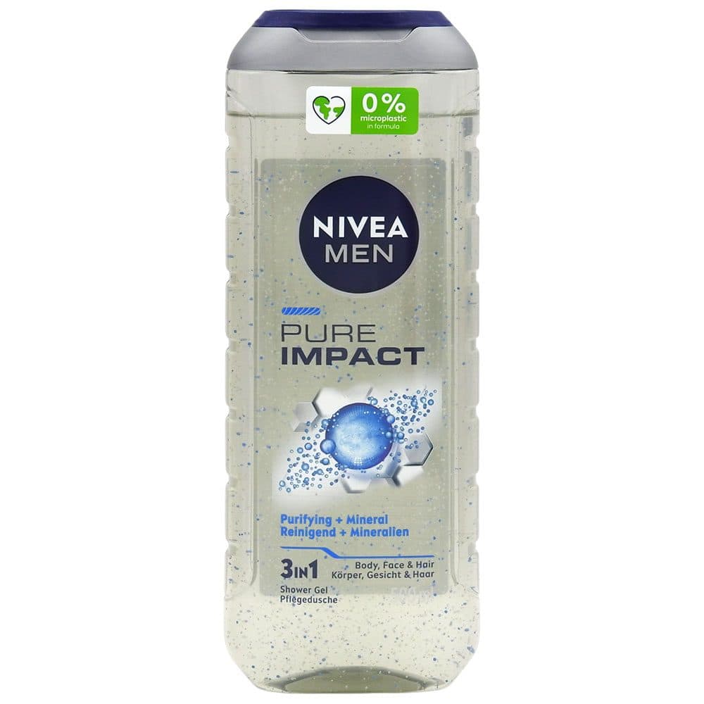 Gel de Dus, NIVEA, Pure Impact, 500 ml