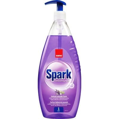 Detergent pentru Vase, SANO, Spark Lavanda, 1 L
