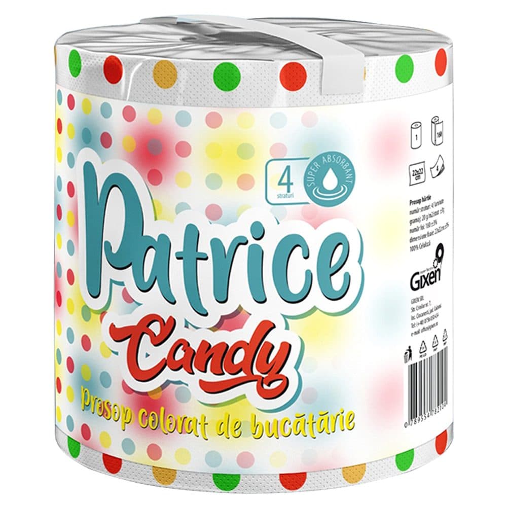 Prosop de Bucatarie, PATRICE, Candy Color, 4 Straturi