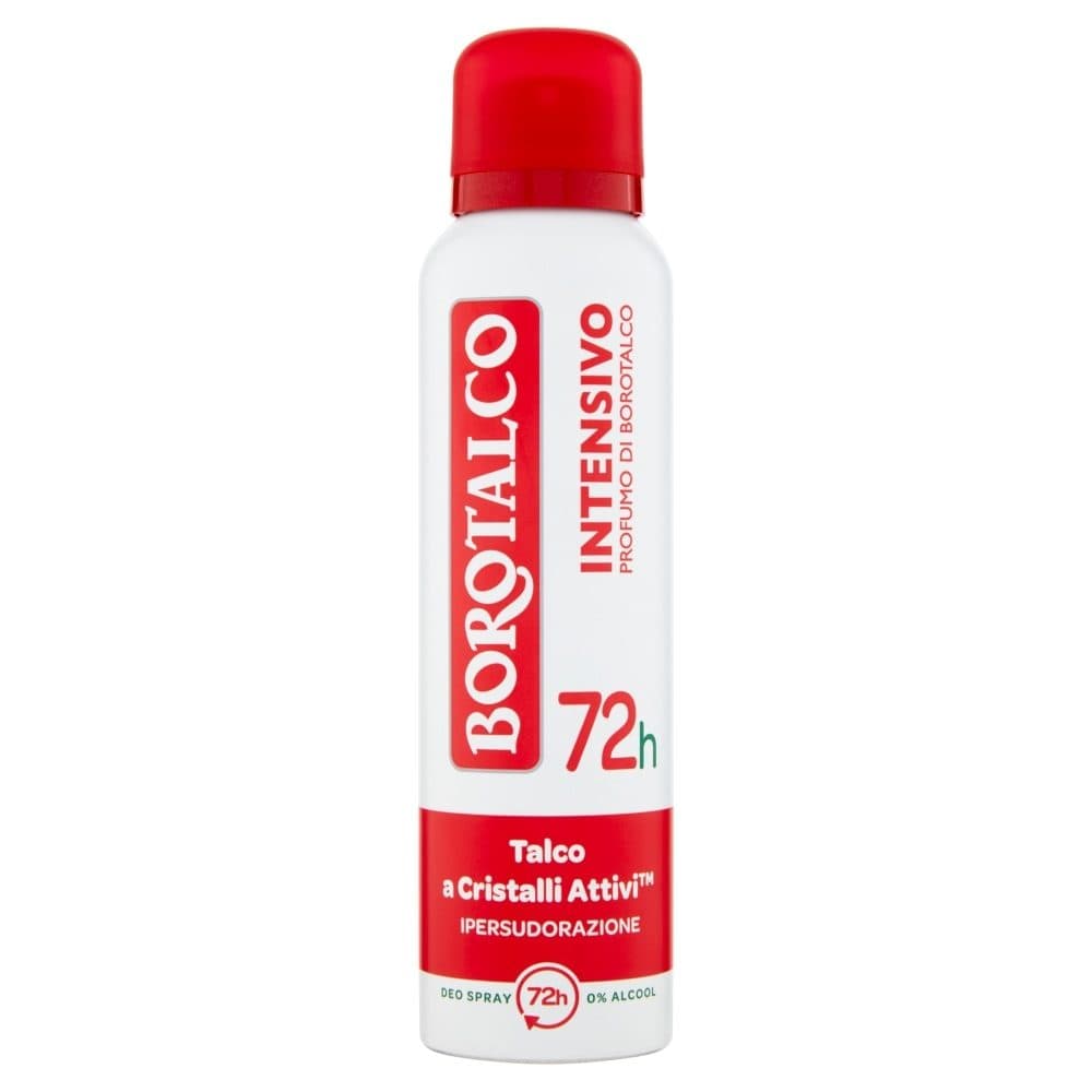 Antiperspirant Deo Spray, Borotalco, 72H Intensive, 150 ml