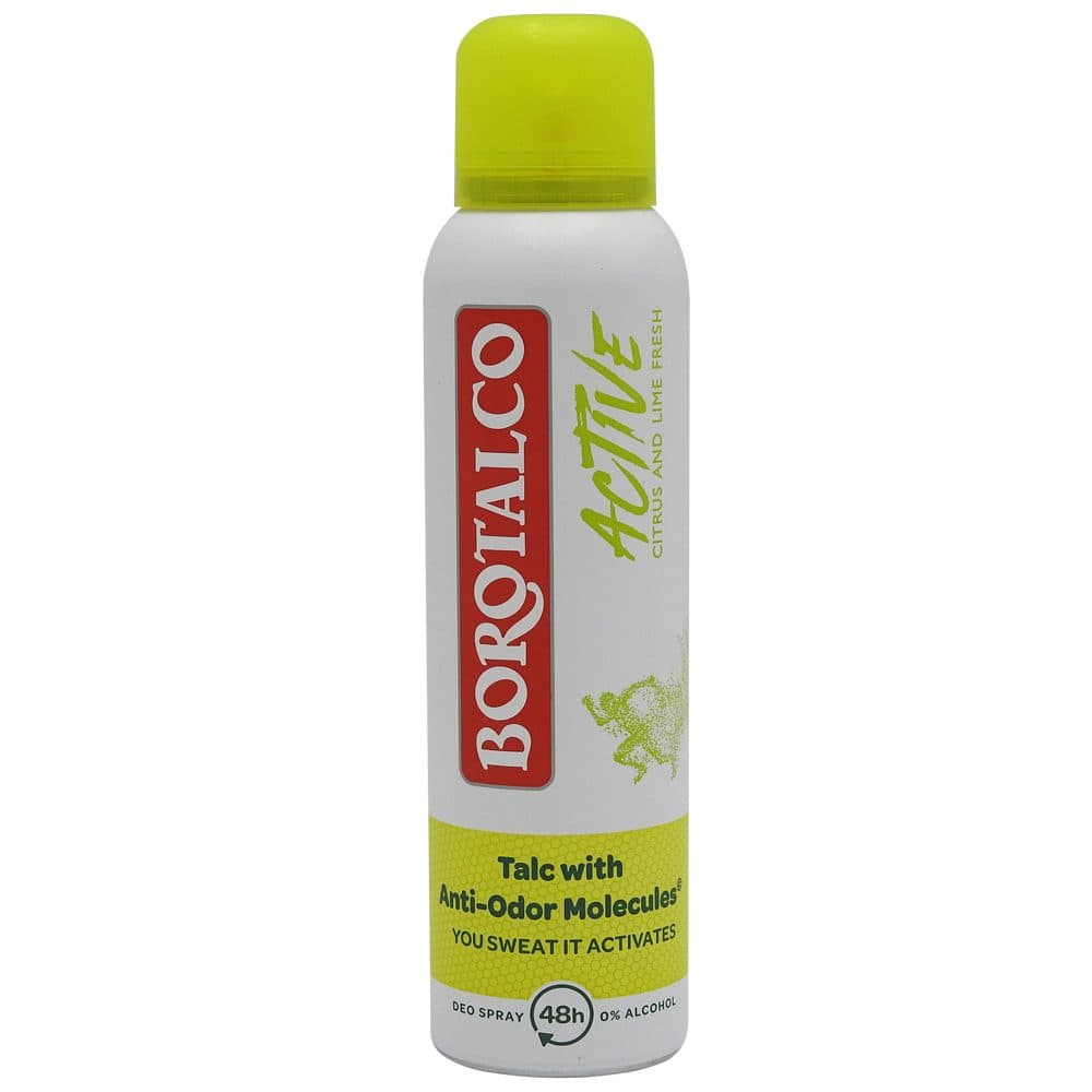 Antiperspirant Deo Spray, Borotalco, Active Citrus, 150 ml