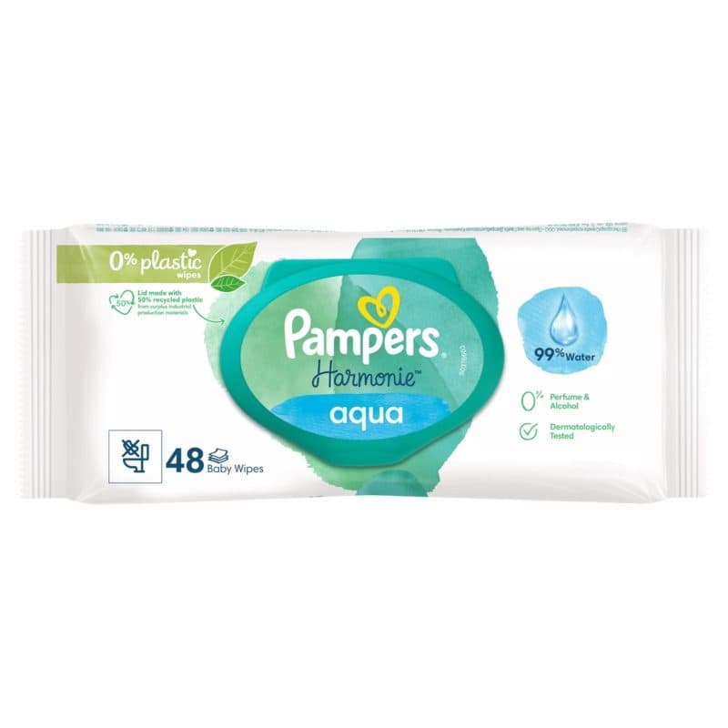 Servetele Umede, PAMPERS, Aqua Harmonie, Set 48 Bucati