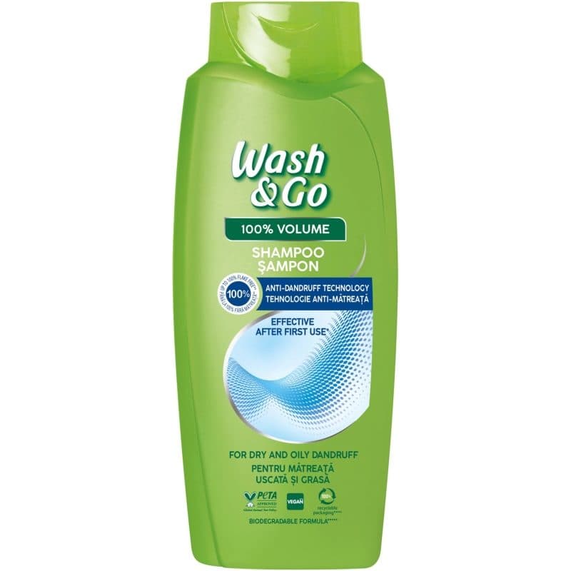 Sampon, WASH&GO, Antimatreata, 675 ml