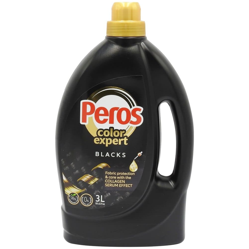 Detergent pentru Rufe, PEROS, Lichid Black, 3 L, 50 Spalari