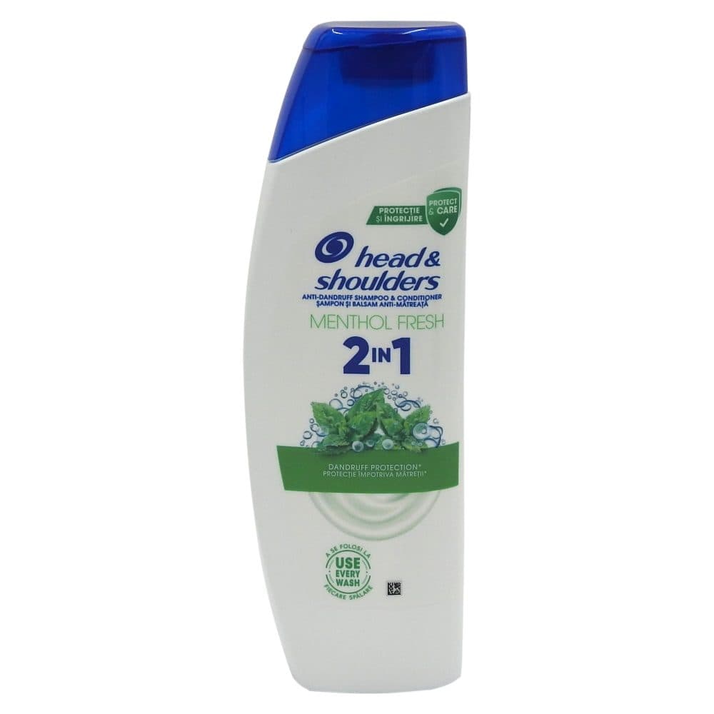 Sampon, HEAD&SHOULDERS, 2 in 1 Menthol, 330 ml