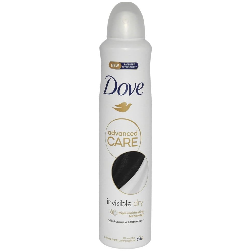 Antiperspirant Deo Spray, DOVE, Invisible Dry, 200 ml