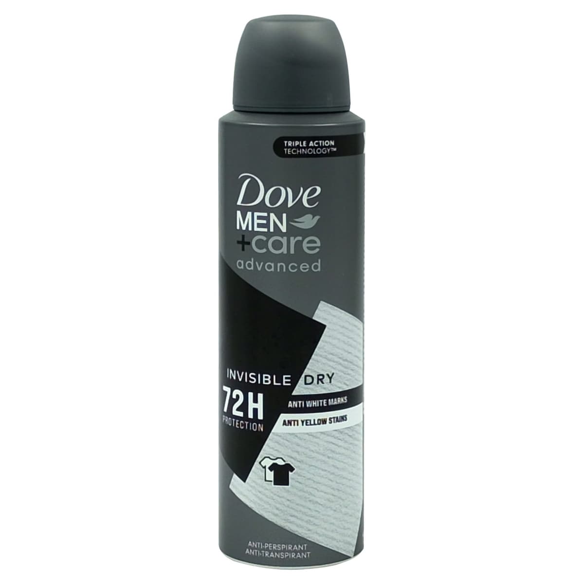 Antiperspirant Deo Spray, DOVE, Men Advanced Care Invisible Dry, 150 ml