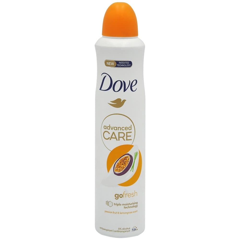 Antiperspirant Deo Spray, DOVE, Advanced Care Passion Fruit, 250 ml