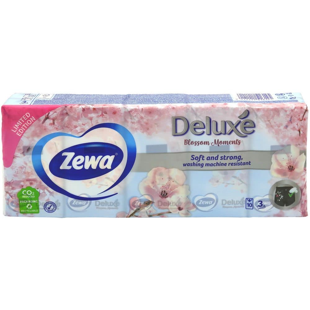 Batiste Igienice, ZEWA, Model, Set 10 Bucati, 3 Straturi