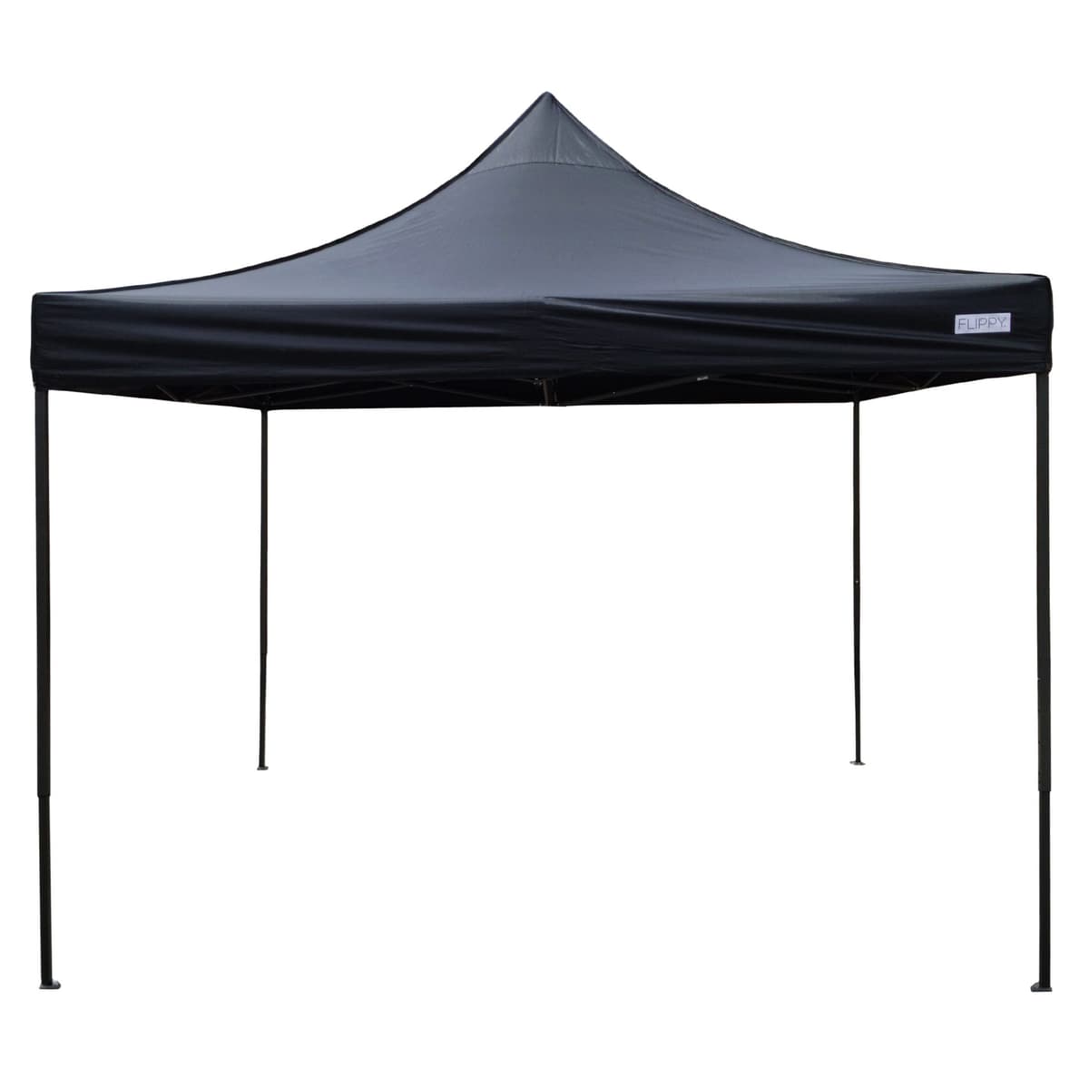 Cort Pavilion Pliabil 3x3m, Flippy, Cadru Metal Pliabil Ranforsat, Acoperis 420D 185 g/m, Polyester Oxford pentru Curte