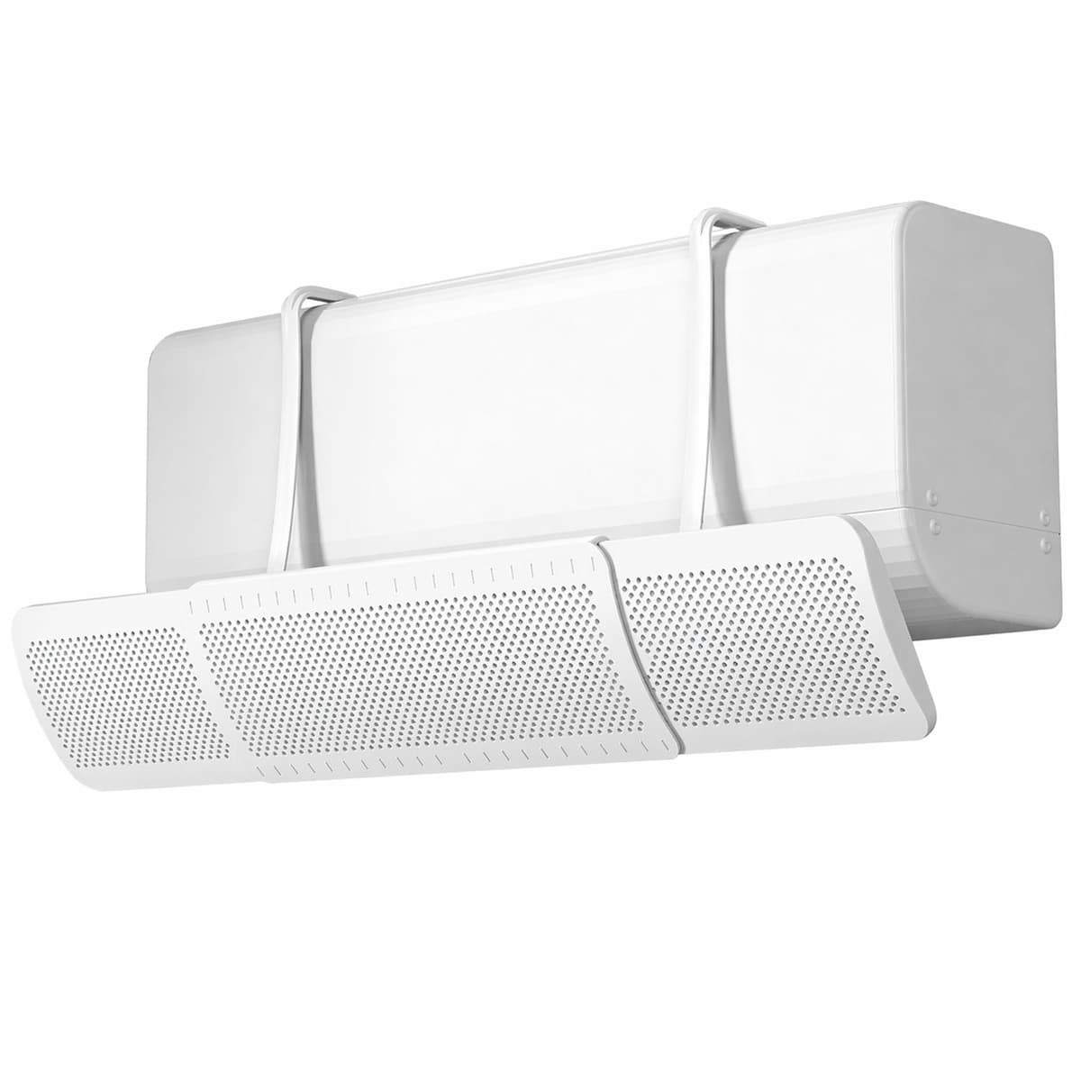 Panou Deflector Aer Conditionat, Flippy, pentru AC de Perete, Extensibil, Universal, Anti Suflu Direct, Fara Montaj, Alb