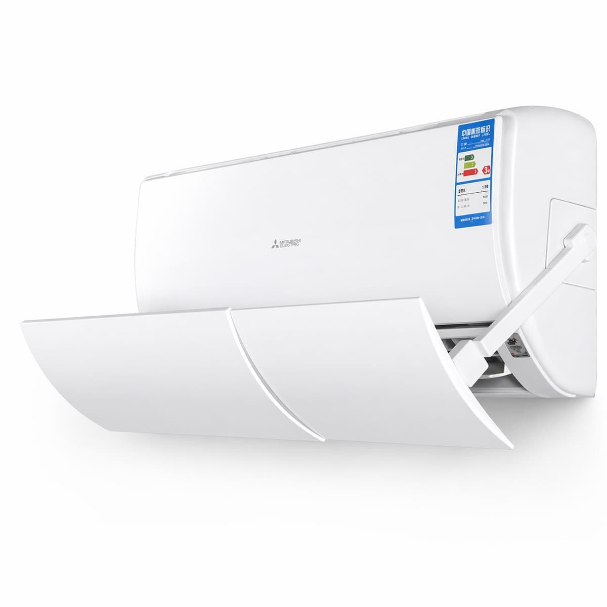 Deflector pentru Aer Conditionat, Flippy, Model B cu Suprafata Neta, Panou pentru Directionarea Fluxului de Aer si Reducerea Curentului Direct