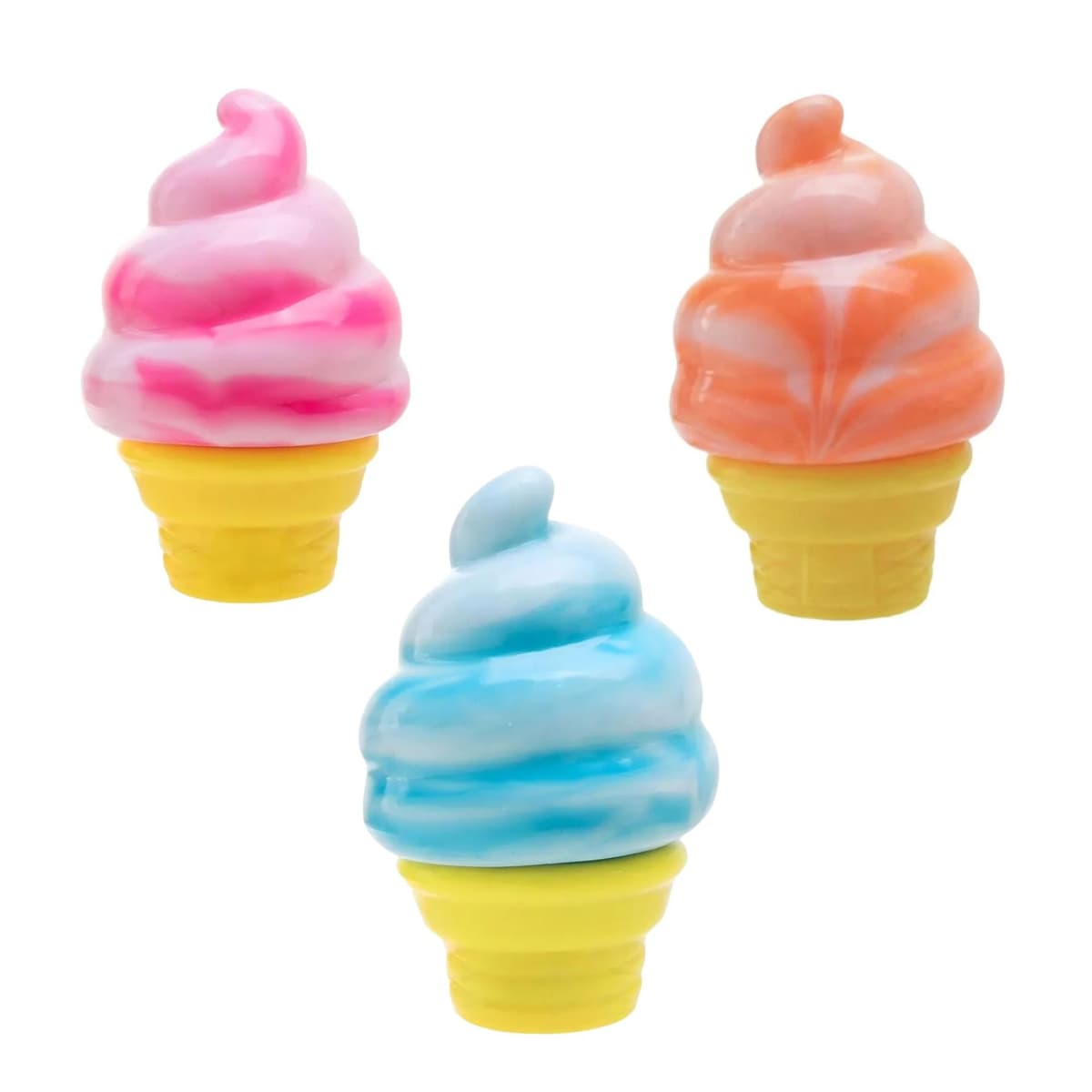 Jucarie Senzoriala Squishy, Flippy, Model Inghetata, 1 Bucata, Jucarie Antistres Soft Touch pentru Copii/Adulti, Culoarea Aleatoarie, Efect Calmant cu Revenire Lenta, 8.5 x 6 x 6 cm