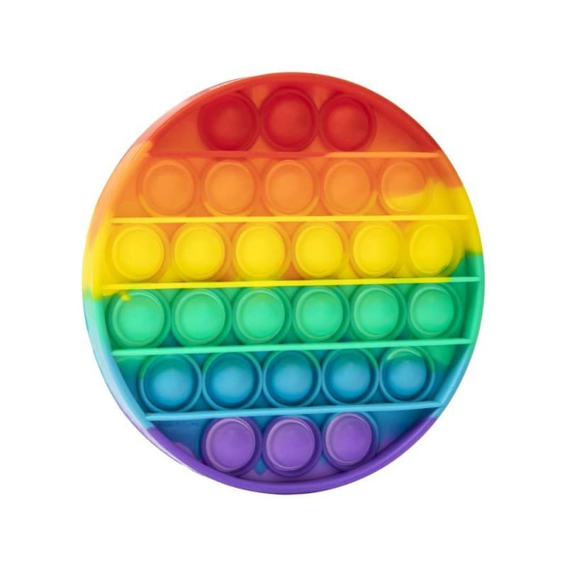 Jucarie Pop it Now-Flip it, Push Bubble Rotund Multicolor Model 5