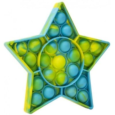 Jucarie Pop it Now & Flip it, Push Bubble Stea Multicolor Model 2