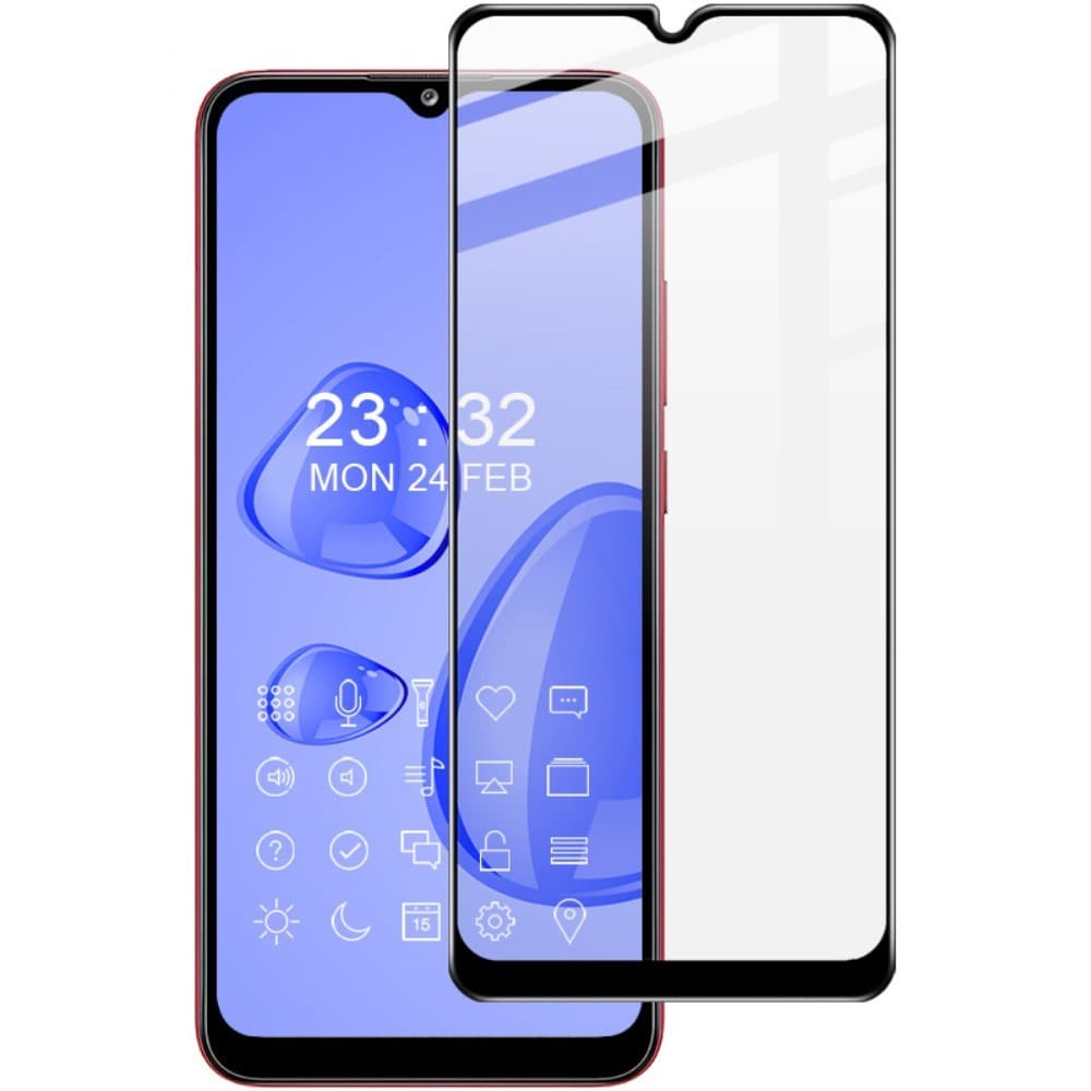 Folie Sticla Securizata Flippy, compatibila cu Samsung A02S, Negru