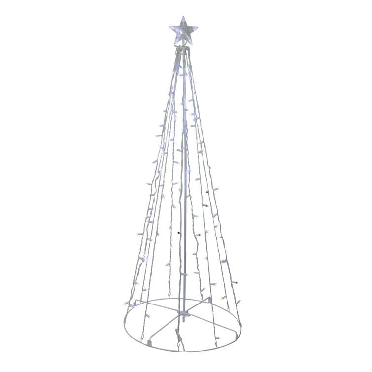 Pom luminos decorativ, Flippy, 480 Led, alb cald+flash, 1.8 M