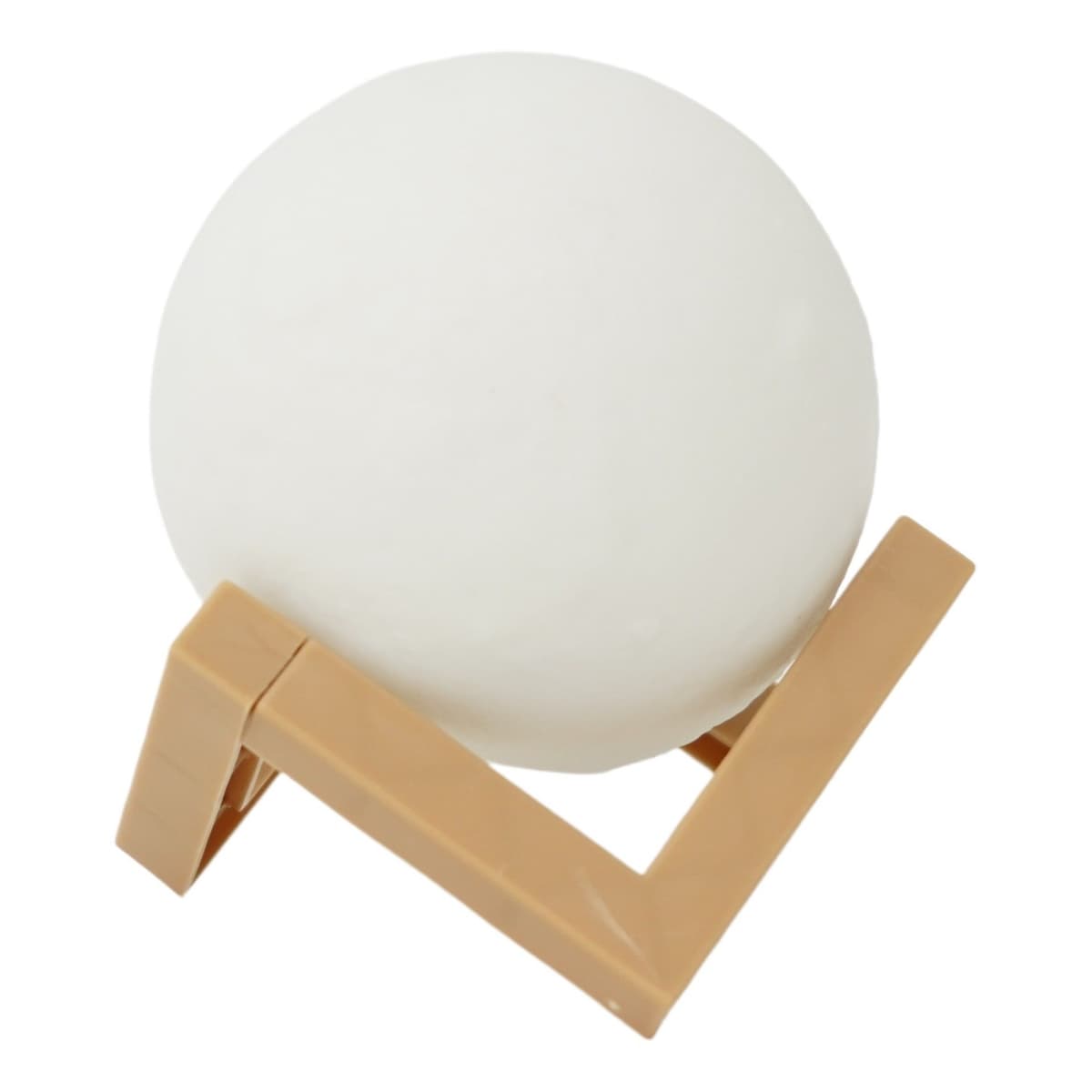 Lampa de veghe luna 3D Moon Light, lumina LED alb cald, alimentare baterii, fara acumulator, stand din plastic inclus, ø 10