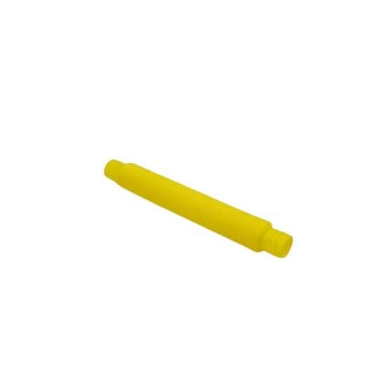 Jucarie Senzoriala Flippy - Fidget Pop Tubes, Antistres, Super Elastic, Galben
