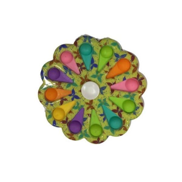 Jucarie Senzoriala Flippy - Simple Dimple, Antistres, Multicolor, model 6
