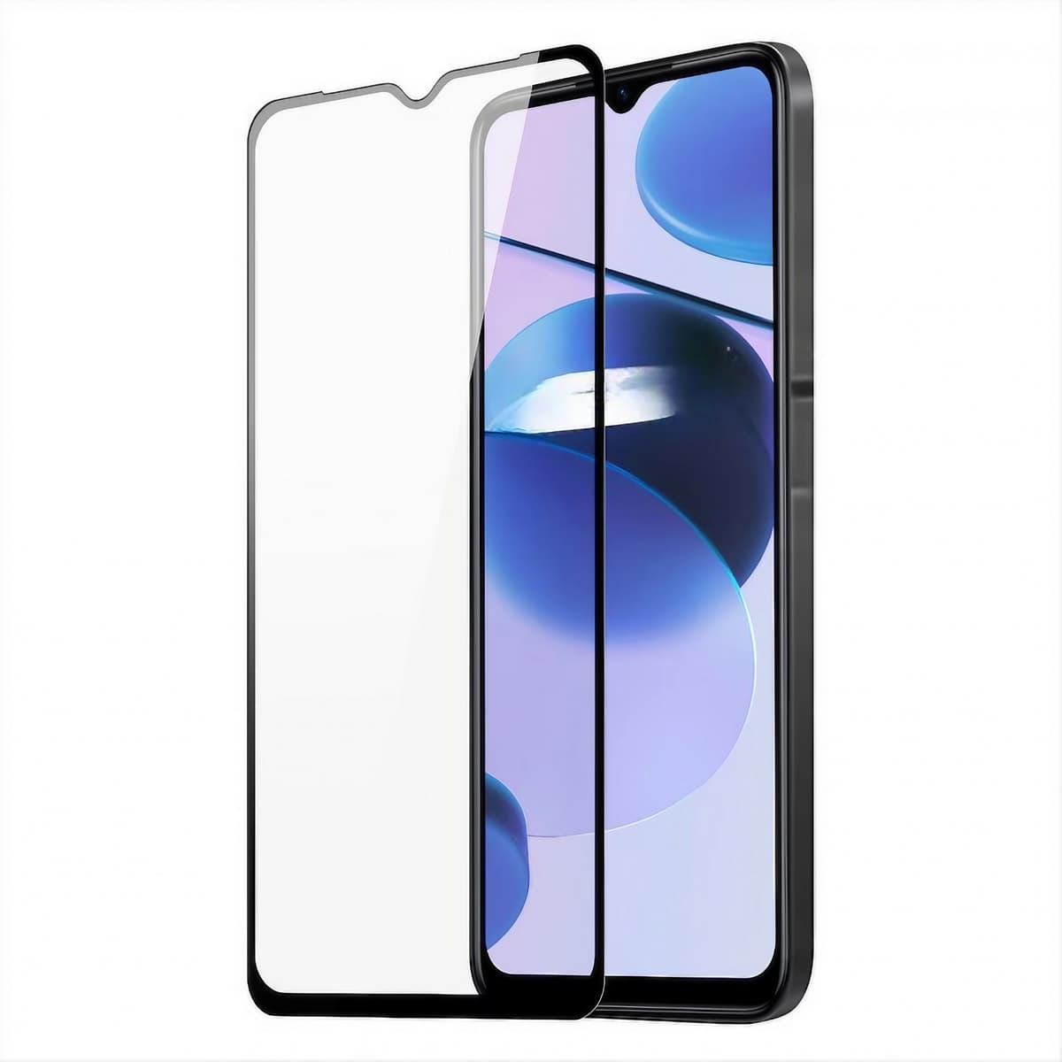 Folie de Protectie, Flippy, compatibil cu Oppo Reno 5 5G, Lipire Completa, Sticla Securizata, Negru