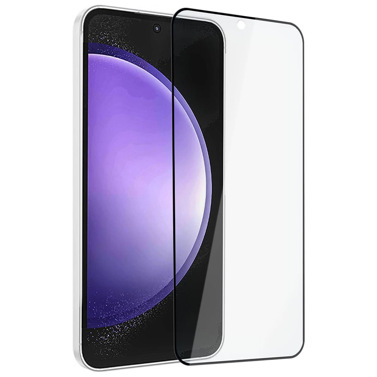 Folie de Protectie, Flippy, compatibil cu Samsung Galaxy A52, Lipire Completa, Sticla Securizata, Negru