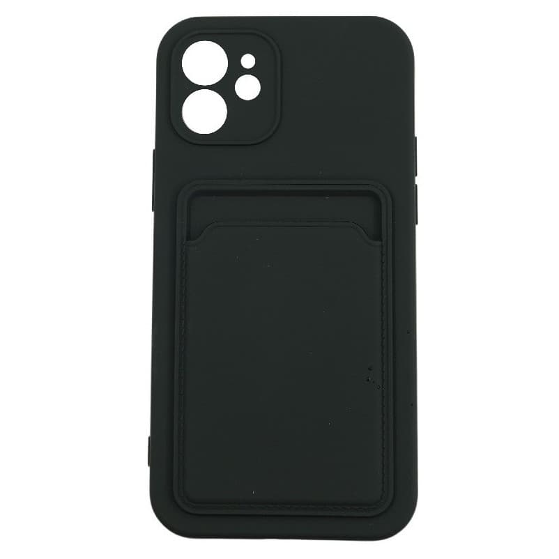 Husa protectie Flippy cu suport card compatibila cu Apple iPhone 11 Pro Max Negru