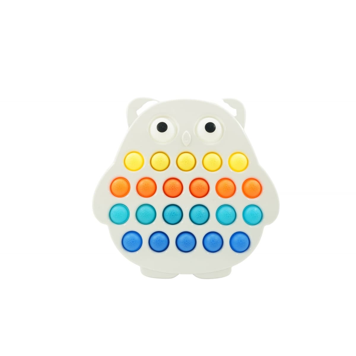 Jucarie senzoriala antistres, Simple Dimple, Bufnita, Multicolor, V3