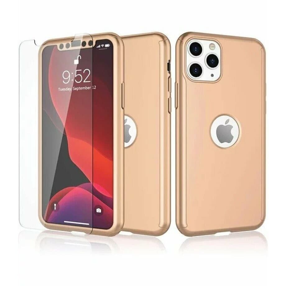Husa de protectie Flippy compatibila cu Samsung A32 5G Full Cover 360 Auriu cu Folie de protectie inclusa