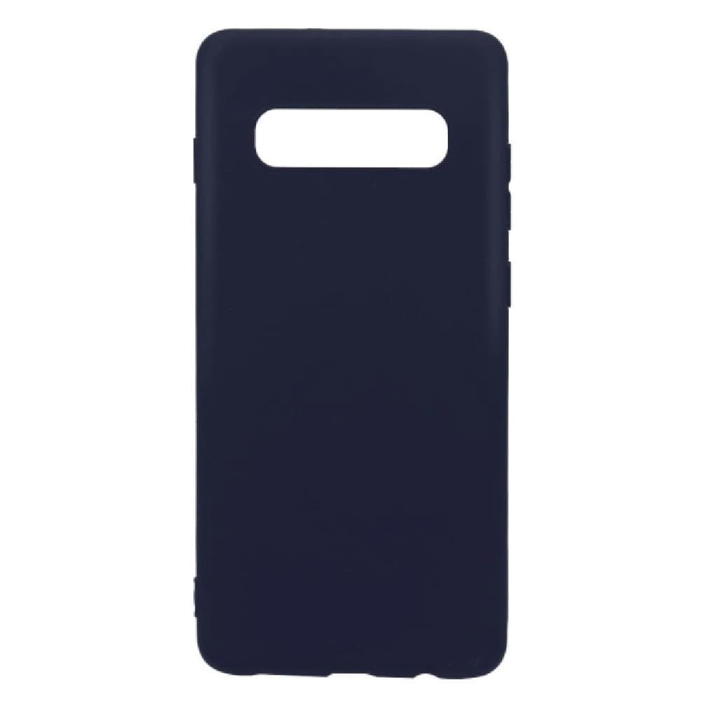 Husa protectie Flippy compatibila cu Samsung Galaxy S10E Matte Tpu Albastru inchis