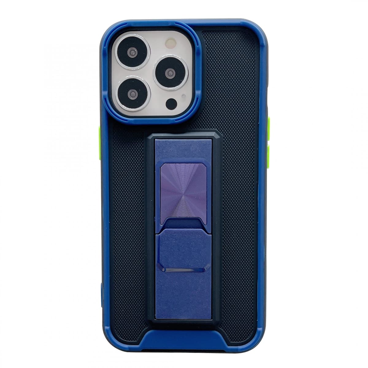 Husa protectie Flippy compatibila cu Apple iPhone 13 Pro Max Defender Model 5 cu suport,Albastru
