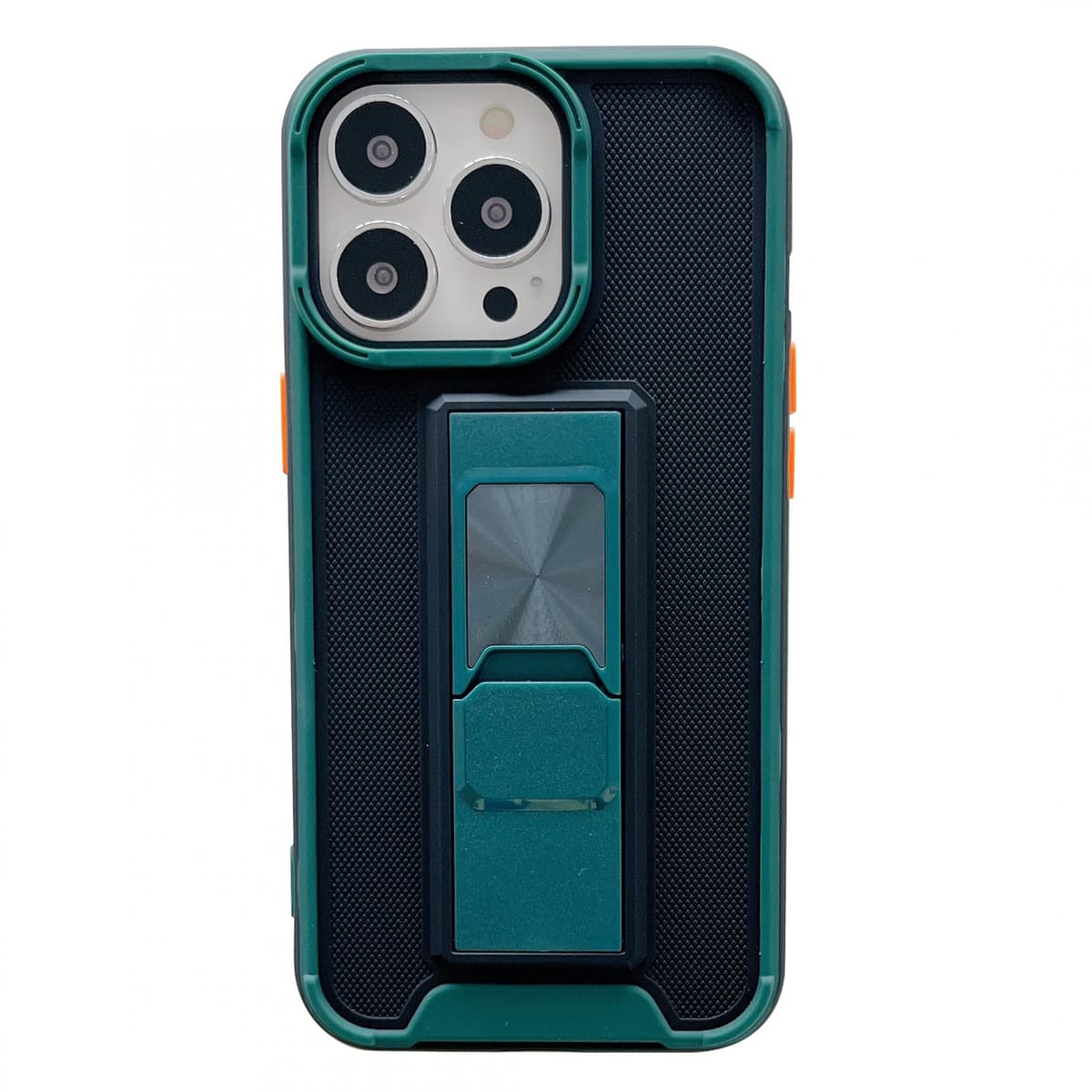 Husa protectie Flippy compatibila cu Apple iPhone 13 Pro Max Defender Model 5 cu suport,Verde