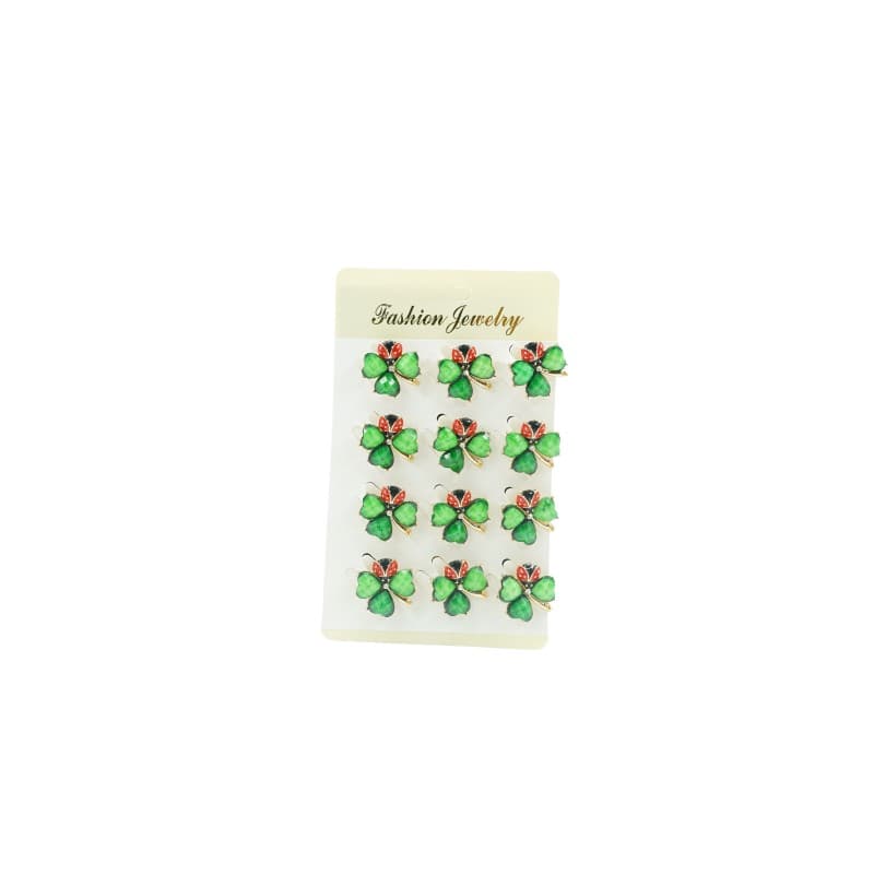 Set 12 Brose Trifoi cu Pietre