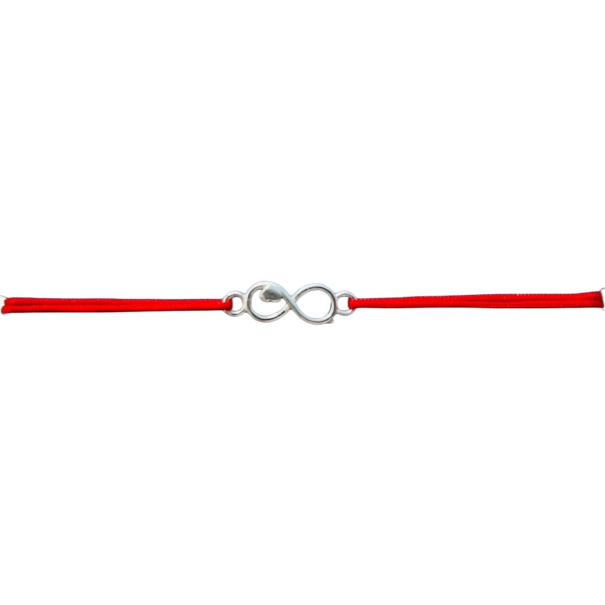 Bratara Snur Reglabil, Argint 925, Infinit Cu Inima, Jolie Silver, 0.5 g, 1.5 cm x 0.5 cm